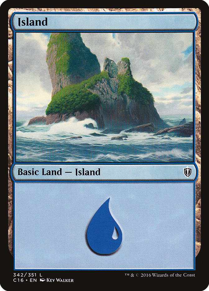 Island (#342): Commander 2016