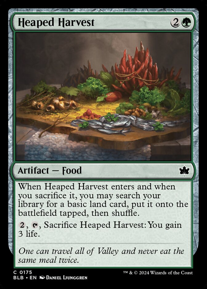 Heaped Harvest - (Foil): Bloomburrow