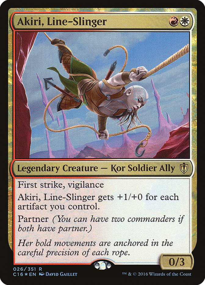 Akiri, Line-Slinger - (Foil): Commander 2016