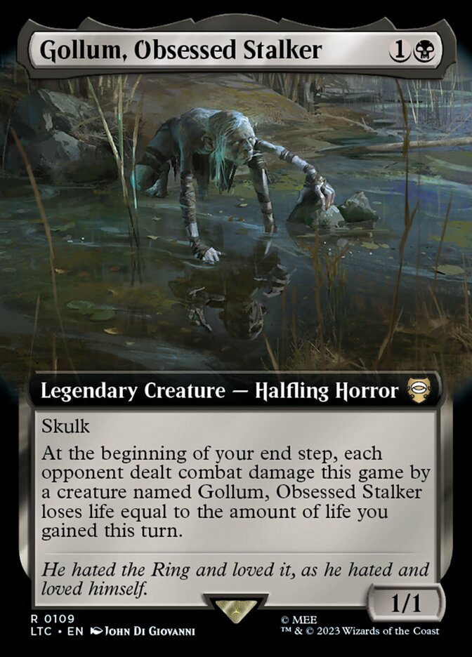 Gollum, Obsessed Stalker (Extended Art): Tales of Middle-earth Commander
