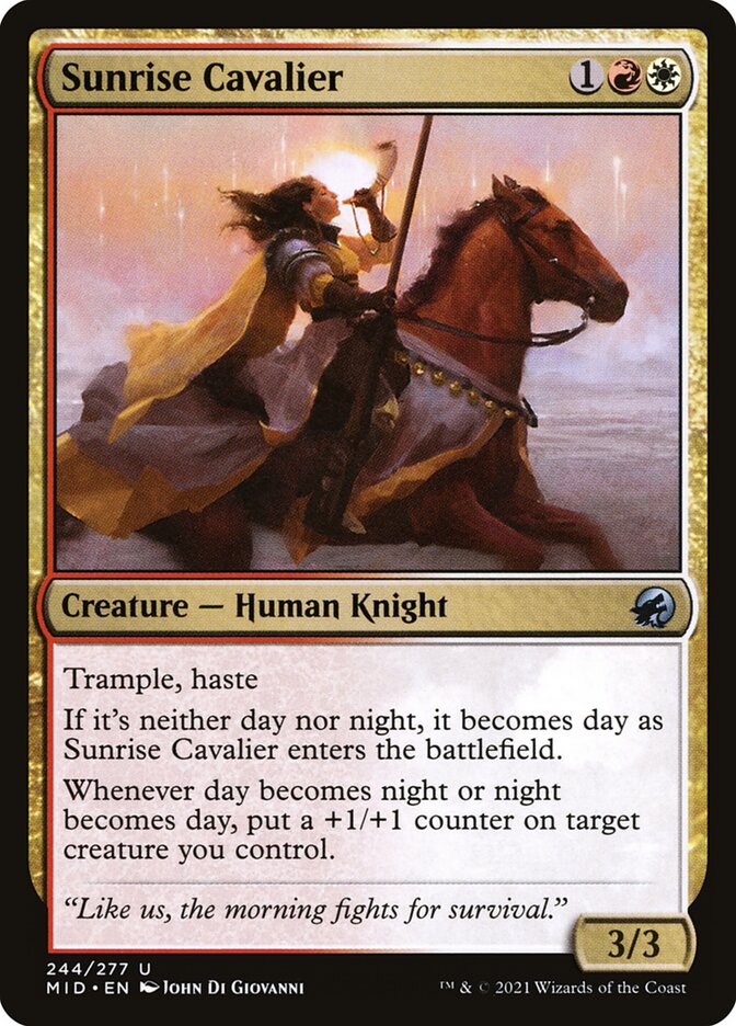 Sunrise Cavalier: Innistrad: Midnight Hunt