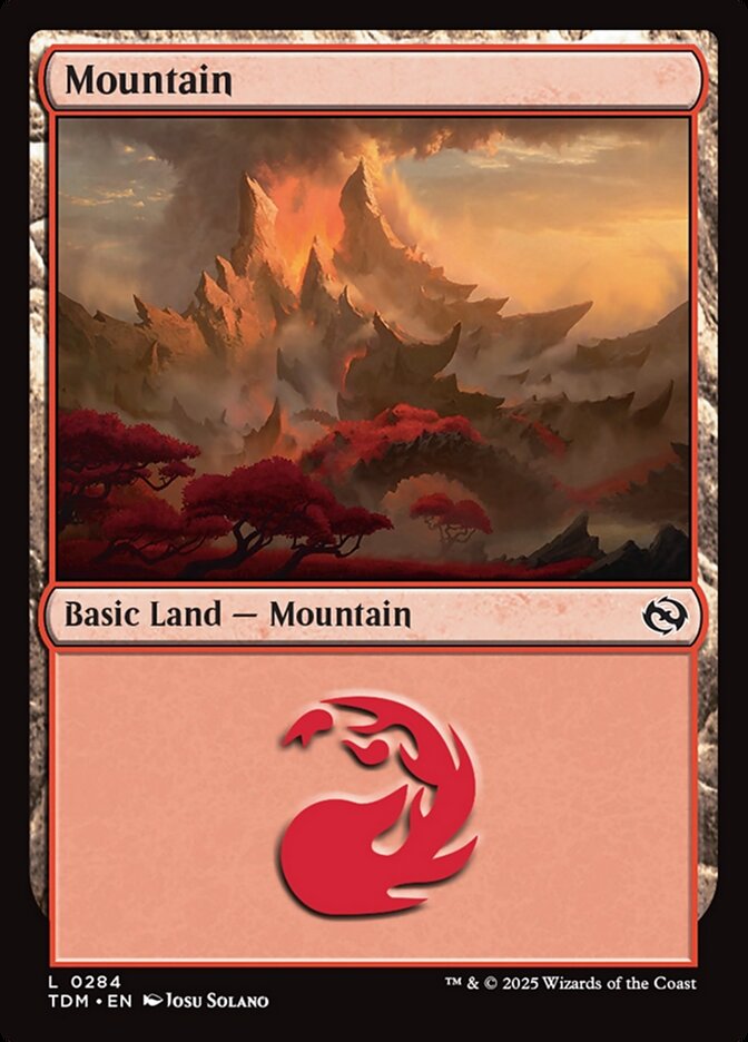 Mountain (#284): Tarkir: Dragonstorm