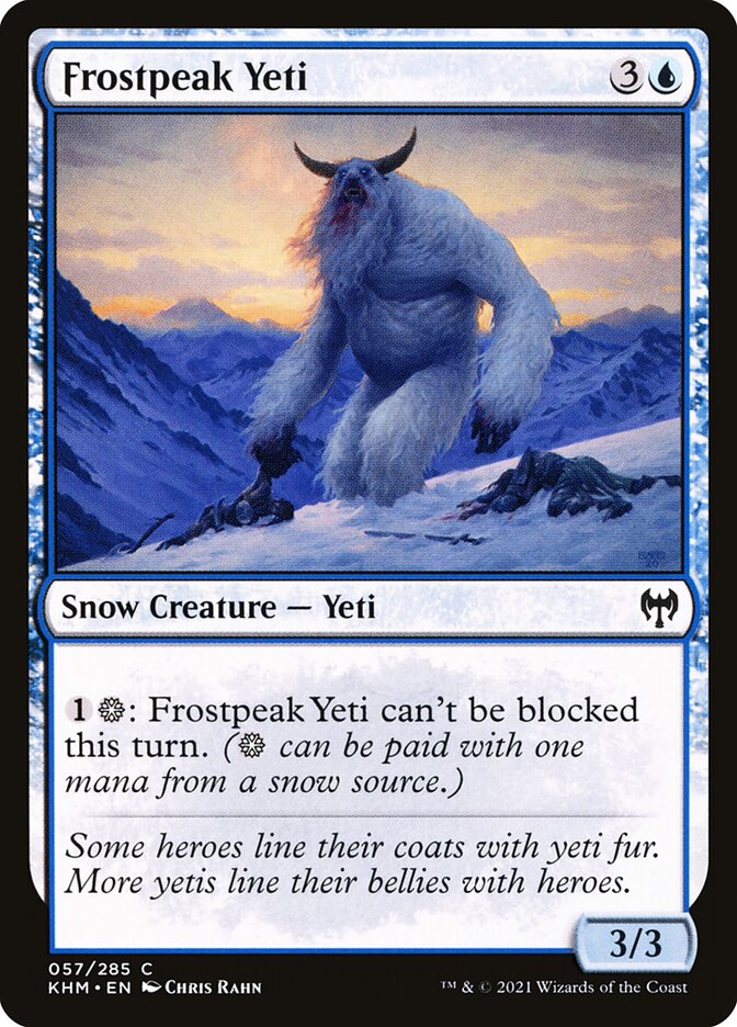 Frostpeak Yeti: Kaldheim