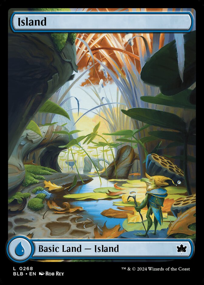 Island (#268) (Full Art) - (Foil): Bloomburrow