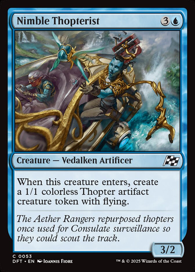 Nimble Thopterist - (Foil): Aetherdrift