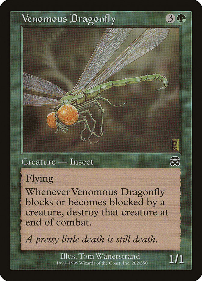 Venomous Dragonfly - (Foil): Mercadian Masques