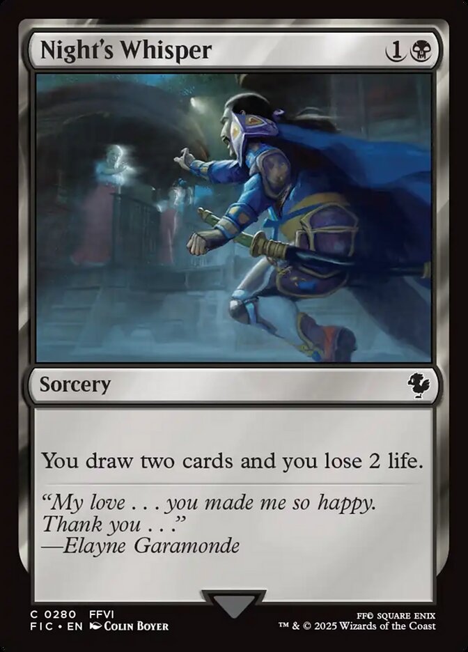 Night's Whisper: Final Fantasy Commander