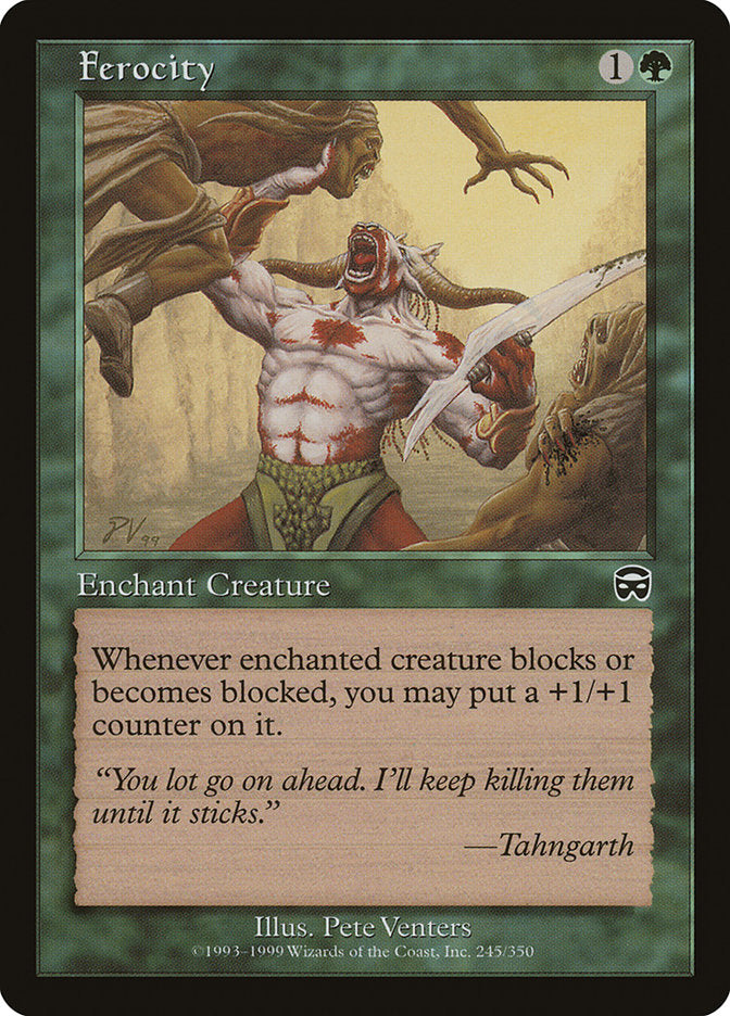 Ferocity - (Foil): Mercadian Masques