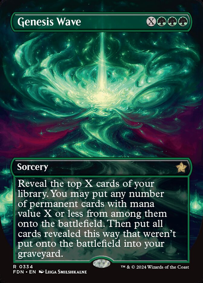 Genesis Wave (Borderless) - (Foil): Foundations