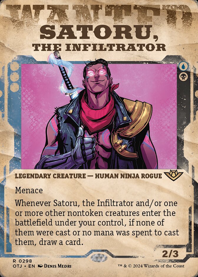 Satoru, the Infiltrator (Showcase): Outlaws of Thunder Junction
