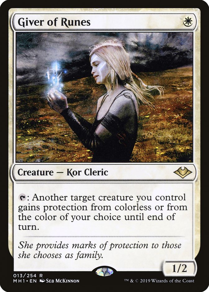 Giver of Runes - (Foil): Modern Horizons