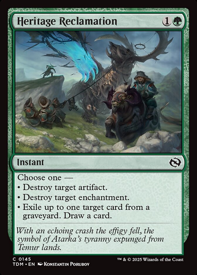 Heritage Reclamation: Tarkir: Dragonstorm