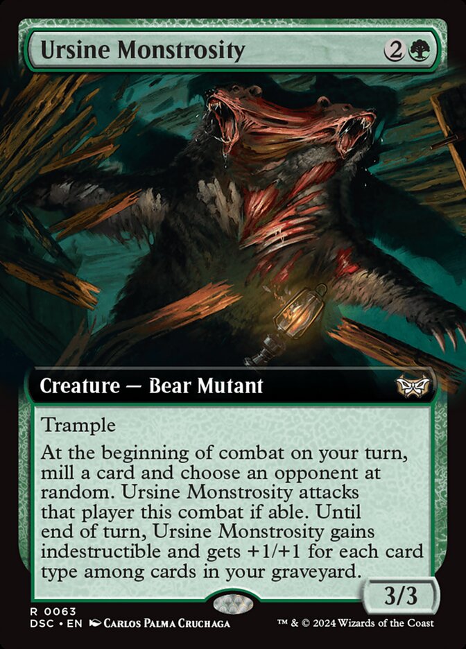 Ursine Monstrosity (Extended Art): Duskmourn: House of Horror Commander