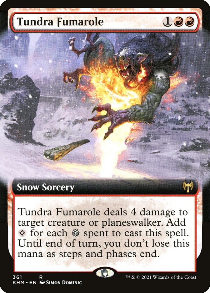 Tundra Fumarole (Extended Art): Kaldheim