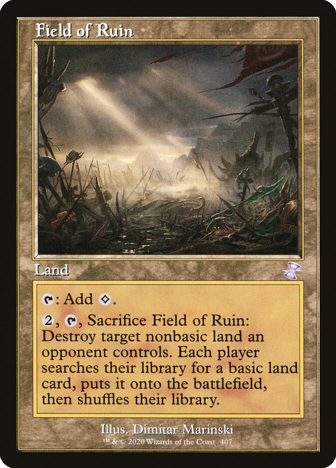 Field of Ruin (Retro Frame): Time Spiral Remastered