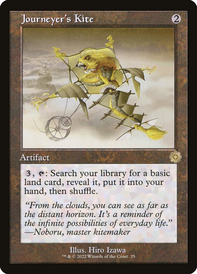 Journeyer's Kite (#025) (Retro Frame): The Brothers' War Retro Artifacts