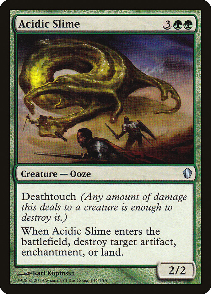 Acidic Slime: Commander 2013