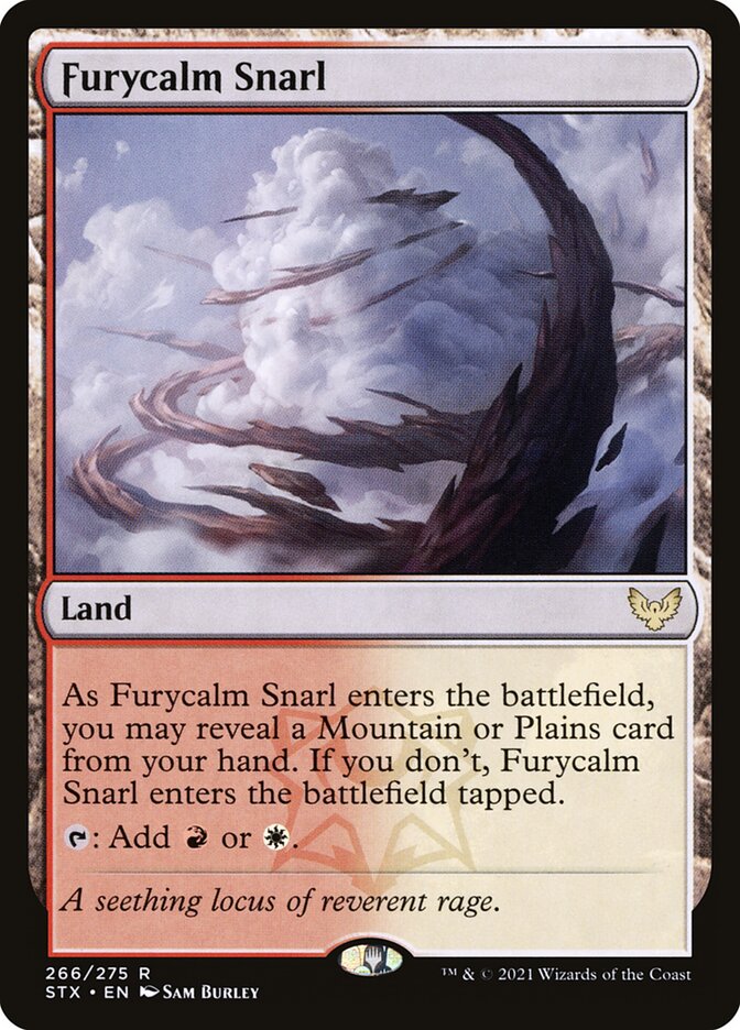 Furycalm Snarl - (Foil): Strixhaven: School of Mages