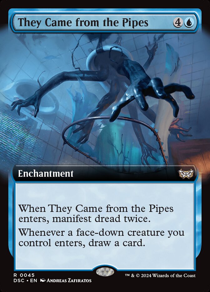 They Came from the Pipes (Extended Art): Duskmourn: House of Horror Commander