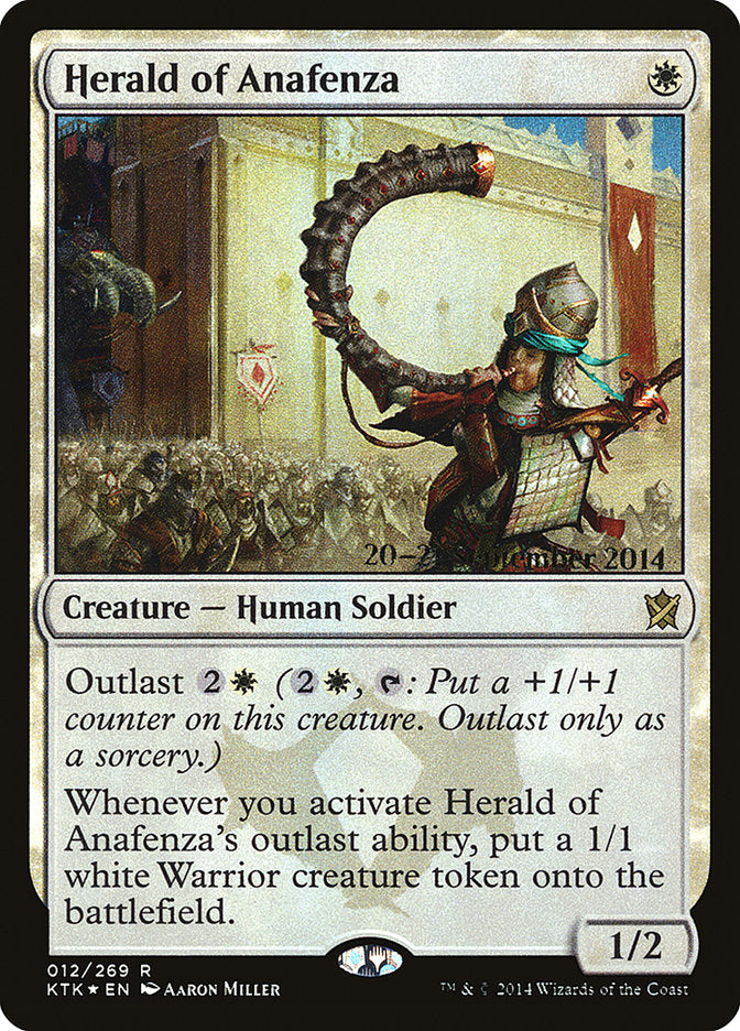 Herald of Anafenza - (Foil): Khans of Tarkir Promos