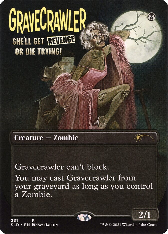 Gravecrawler (Secret Lair) (Borderless) - (Foil)