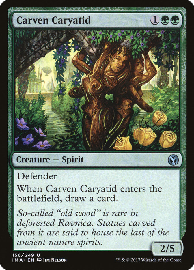 Carven Caryatid - (Foil): Iconic Masters