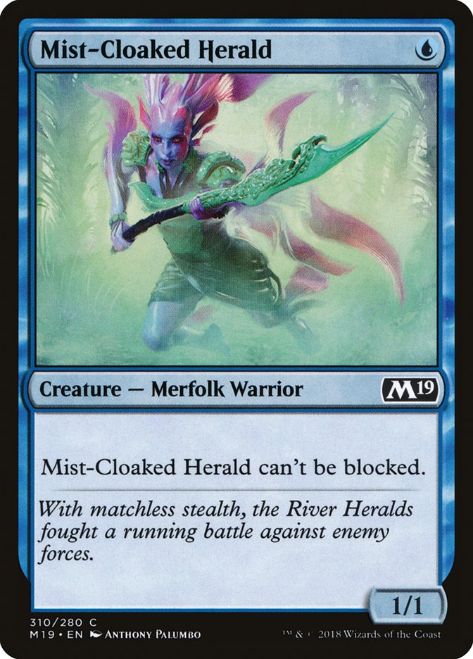 Mist-Cloaked Herald (Welcome Deck): Core Set 2019