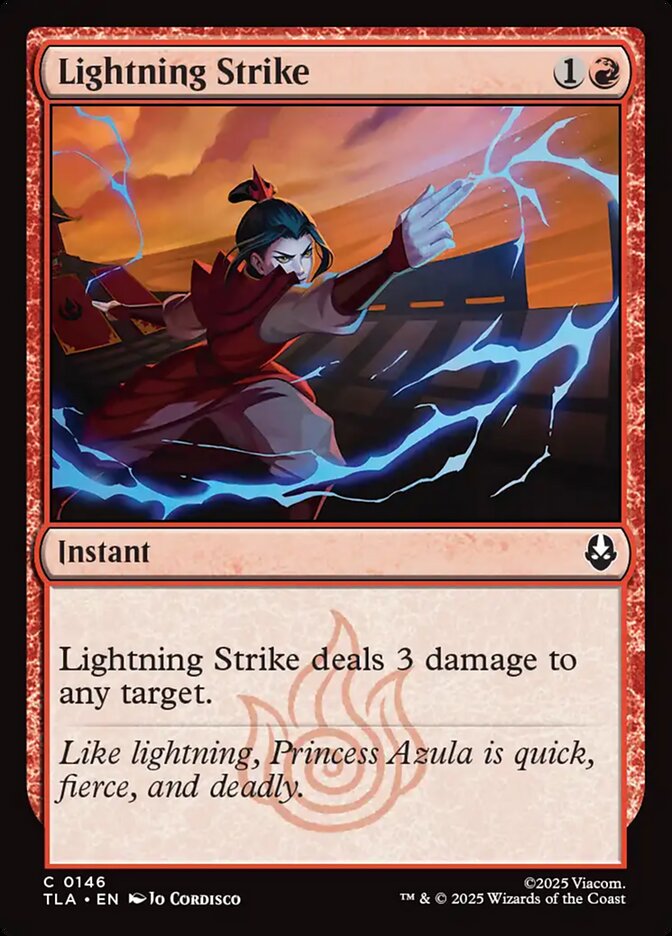 Lightning Strike - (Foil): Avatar: The Last Airbender