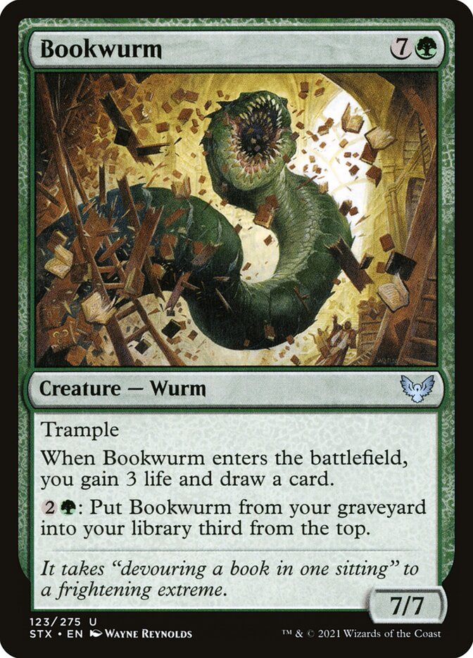 Bookwurm - (Foil): Strixhaven: School of Mages