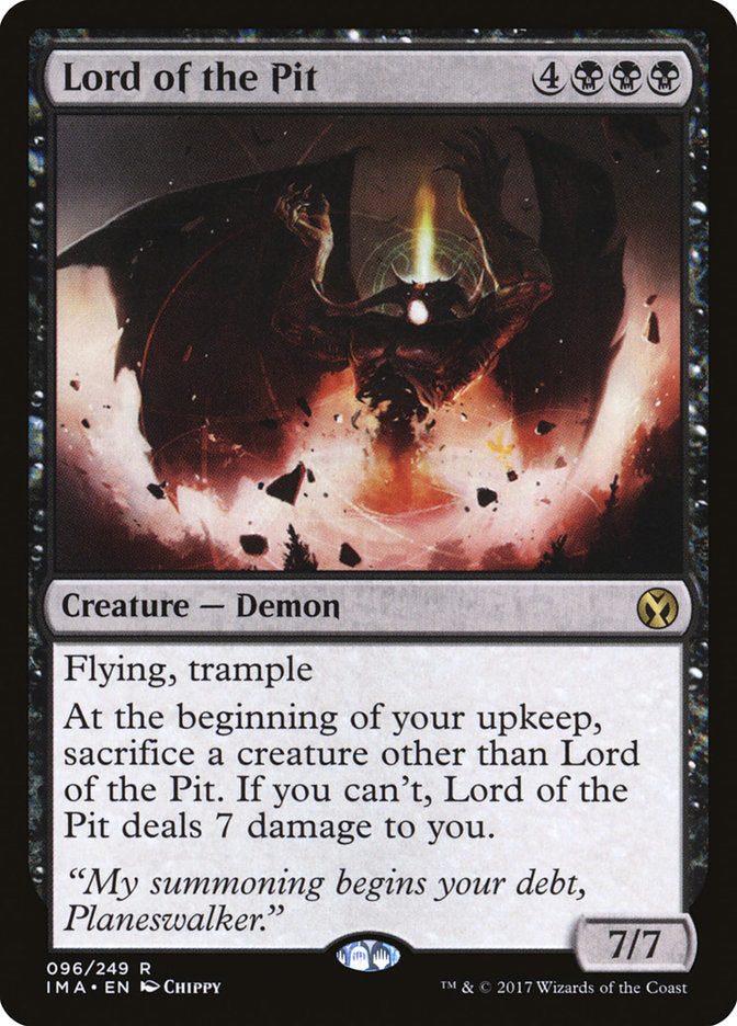Lord of the Pit - (Foil): Iconic Masters