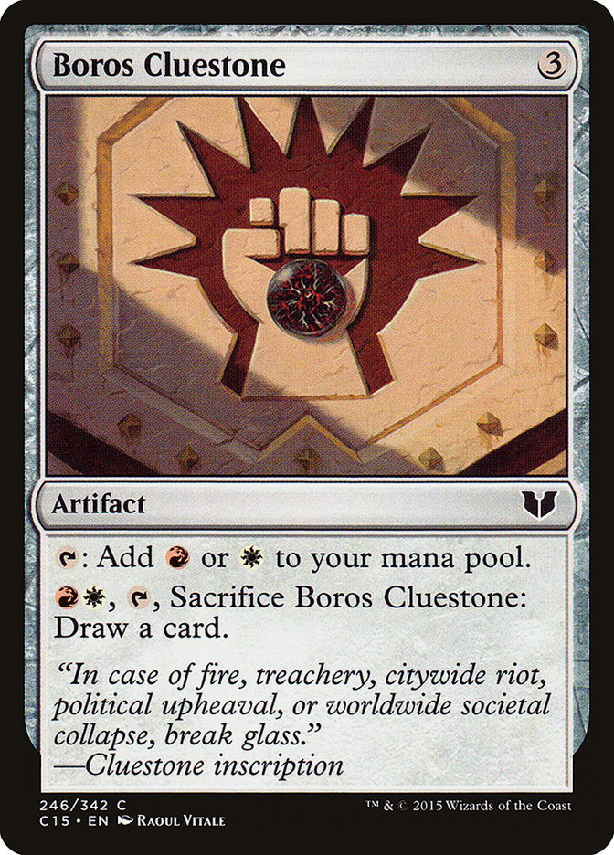 Boros Cluestone: Commander 2015