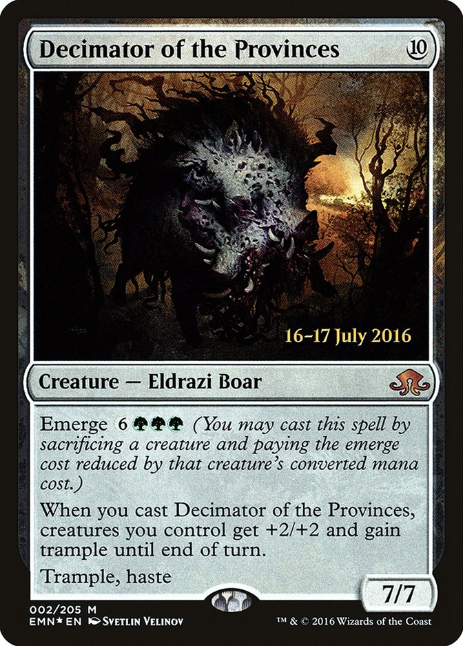 Decimator of the Provinces - (Foil): Eldritch Moon Promos