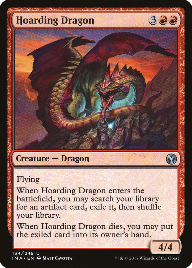 Hoarding Dragon - (Foil): Iconic Masters