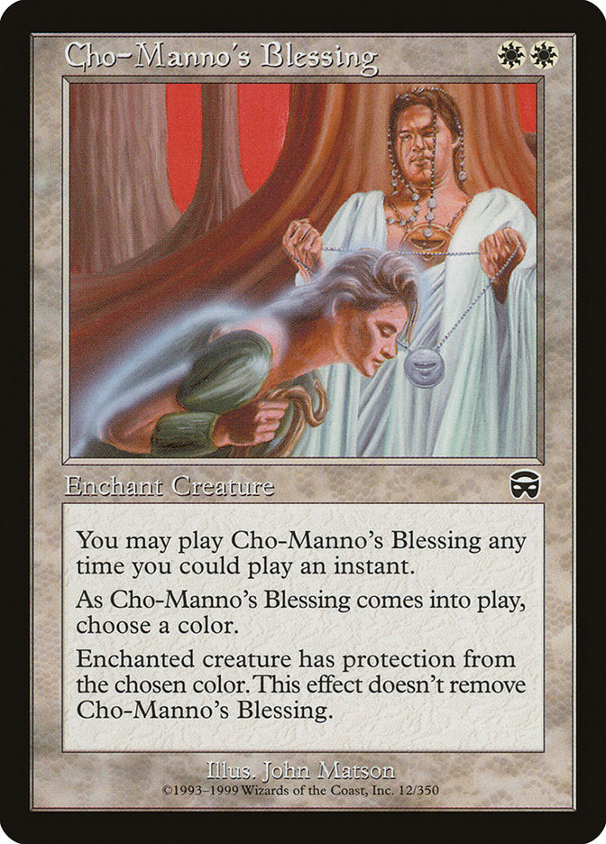 Cho-Manno's Blessing - (Foil): Mercadian Masques