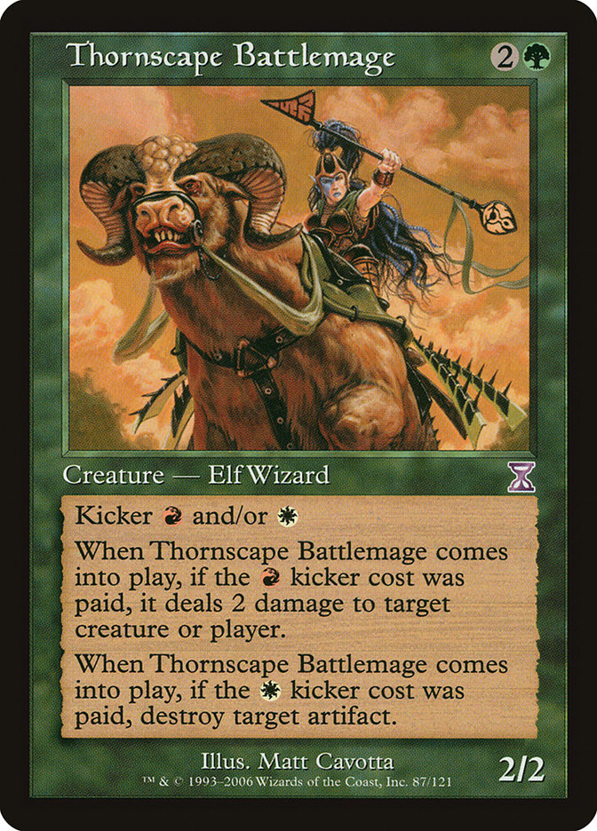 Thornscape Battlemage - (Foil): Time Spiral Timeshifted