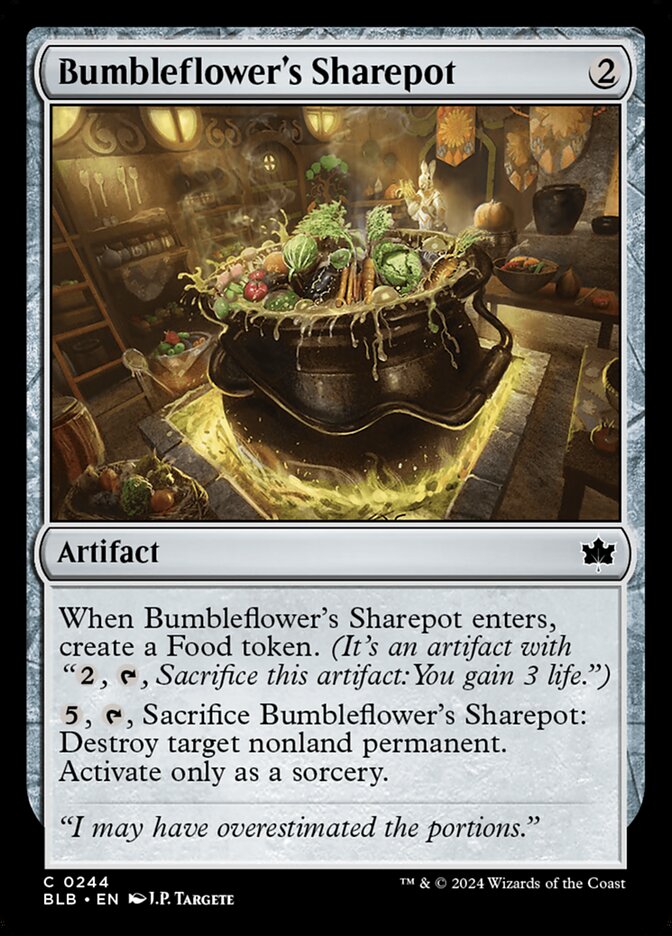 Bumbleflower's Sharepot - (Foil): Bloomburrow