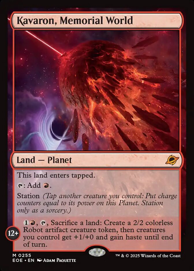 Kavaron, Memorial World - (Foil): Edge of Eternities