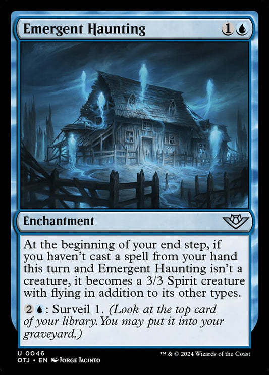 Emergent Haunting - (Foil): Outlaws of Thunder Junction
