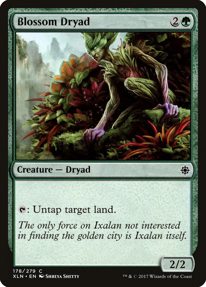 Blossom Dryad - (Foil): Ixalan