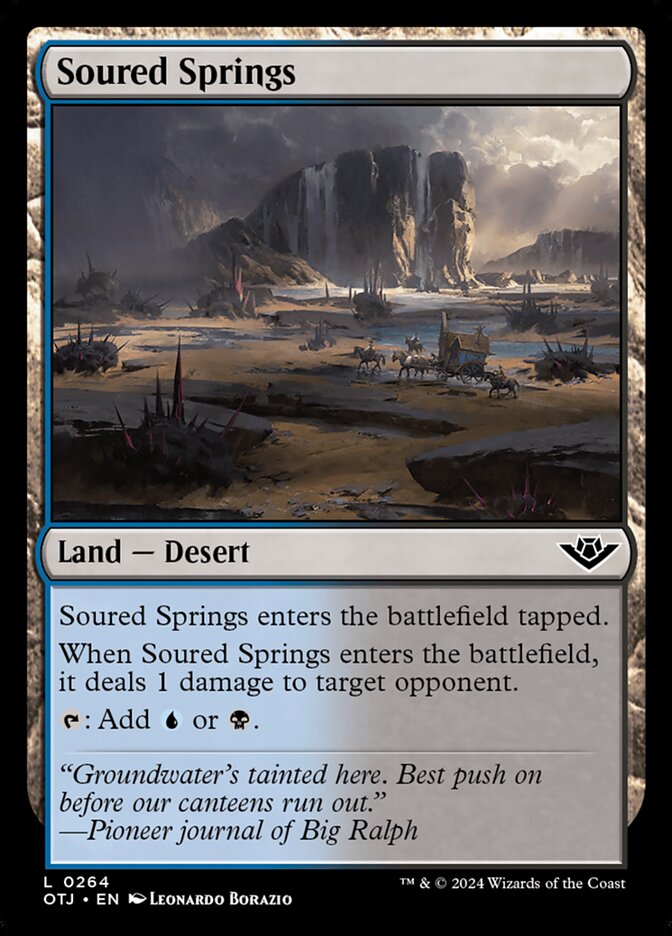 Soured Springs - (Foil): Outlaws of Thunder Junction