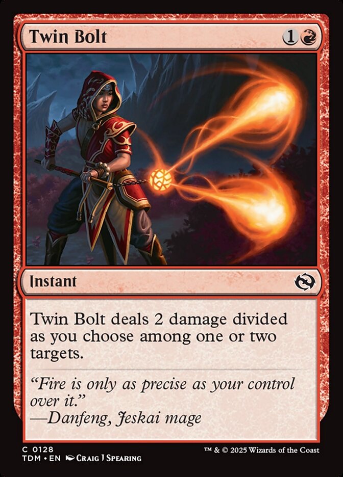 Twin Bolt - (Foil): Tarkir: Dragonstorm