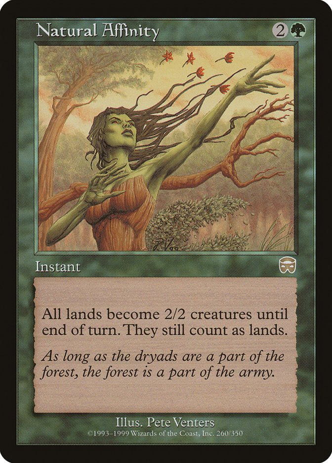 Natural Affinity - (Foil): Mercadian Masques