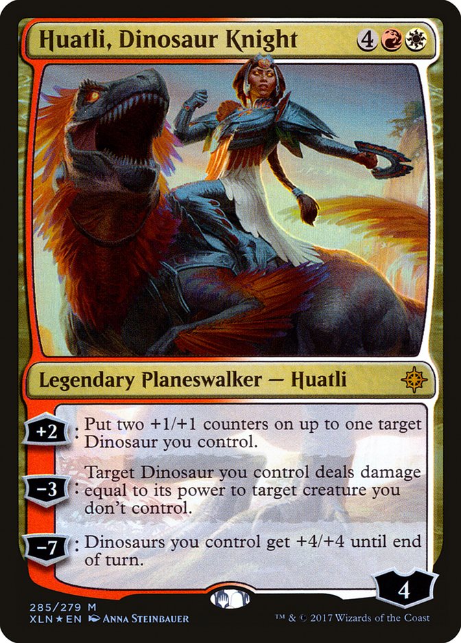 Huatli, Dinosaur Knight (Planeswalker Deck) - (Foil): Ixalan