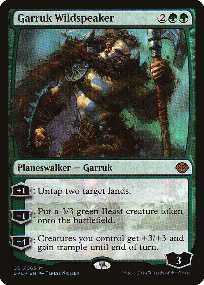 Garruk Wildspeaker - (Foil): Duel Decks Anthology: Garruk vs. Liliana