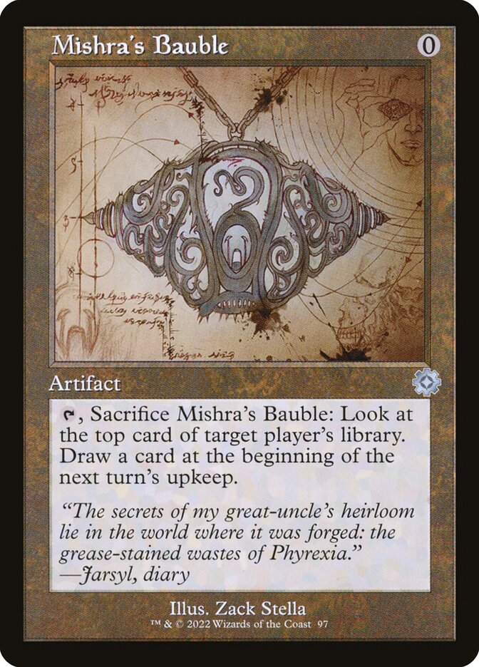 Mishra's Bauble (#097) (Retro Frame) - (Foil): The Brothers' War Retro Artifacts