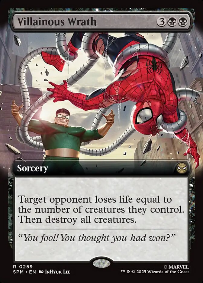 Villainous Wrath (Extended Art) - (Foil): Marvel's Spider-Man