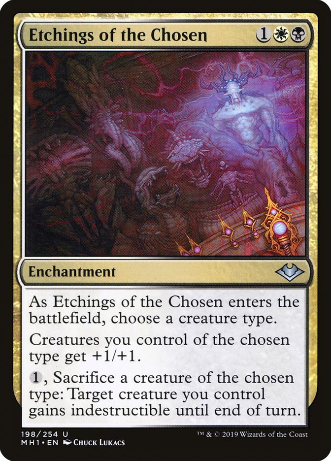 Etchings of the Chosen - (Foil): Modern Horizons