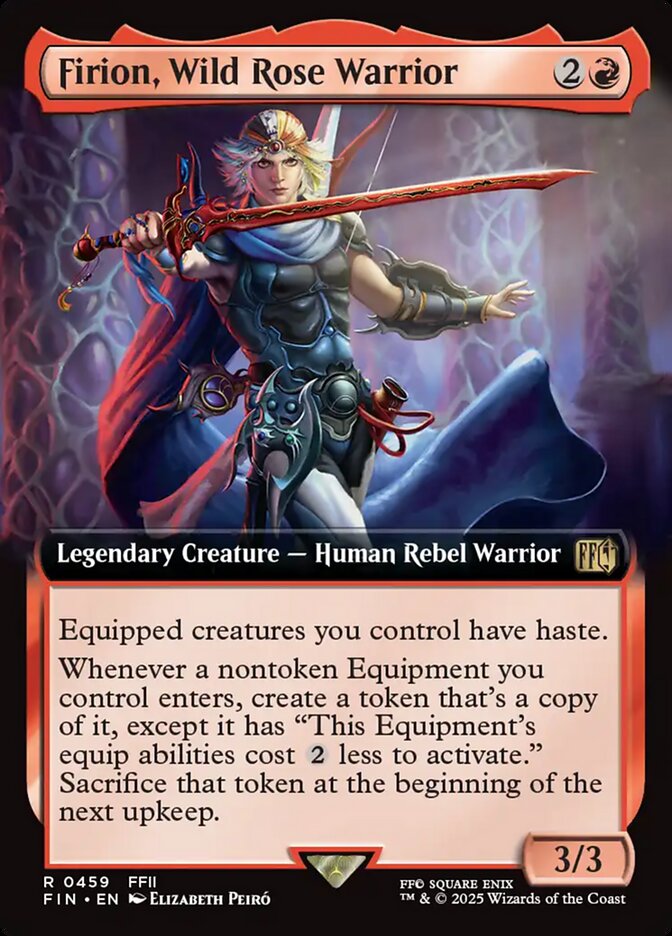 Firion, Wild Rose Warrior (#459) (Extended Art) - (Foil): Final Fantasy
