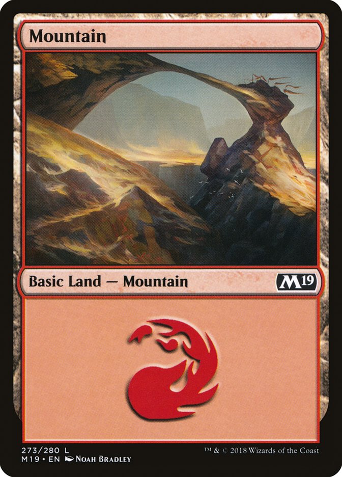 Mountain (#273): Core Set 2019
