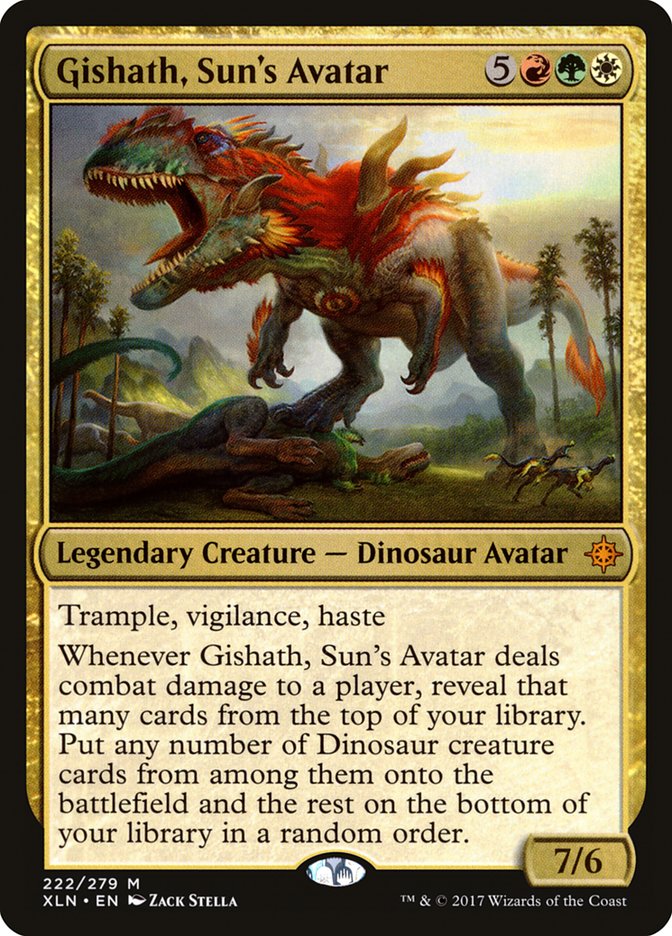Gishath, Sun's Avatar - (Foil): Ixalan